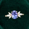 MOLLYJEWELRY Gold Tanzanite Engagement Ring