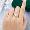 MOLLYJEWELRY Rose Gold Opal Engagement Ring