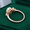 MOLLYJEWELRY Rose Gold Opal Engagement Ring