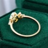 MOLLYJEWELRY Yellow Gold Opal Engagement Ring