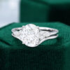 MOLLYJEWELRYUS Oval Cut Moissanite Engagement Ring Set (2)