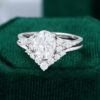 MOLLYJEWELRYUS Oval Cut Moissanite Engagement Ring Set (3)