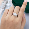 MOLLYJEWELRYUS Oval Cut Moissanite Engagement Ring Set (4)