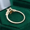 MollyjewelryUS Oval Smoky Quartz Gold Engagement Ring