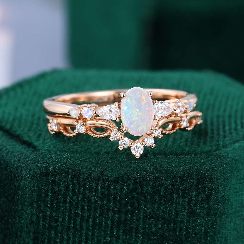 Opal Stone Wedding Ring 60 Photos Astyledwedding