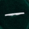 MOLLYJEWELRY White Gold Moissanite Half Eternity Wedding Band