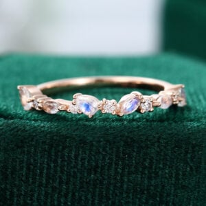 rose-gold-marquise-cut-pear-shaped-moonstone-round-cut-diamond-wedding-band