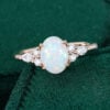 Opal Engagement Rings