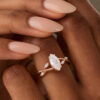 Eternal Embrace Marquise Cut Moissanite Split Shank Engagement Ring (3)