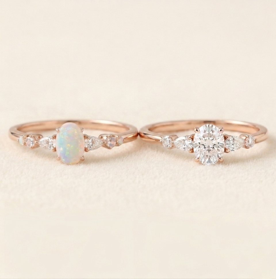 opal ring vs diamond ring