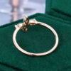 Dainty Marquise Quatrefoil Moissanite Ring Gift For Women