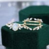 2PCS Bridal Ring Sets with Enhancer