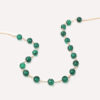 Personalized Facet Bead Birthstone Necklace Gemstone Chocker Adjustable Chain