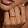 Twisted Design Diamond Wedding Band Delicated Eternity Promise Ring (2)