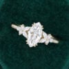 1CT Marquise Cut Lab Diamond Blossom Engagement Ring (6)