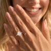 3 Carat Oval Cut Moissanite Engagement Ring With Trio Side Stones (2)