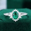 Oval Cut Lab Emerald