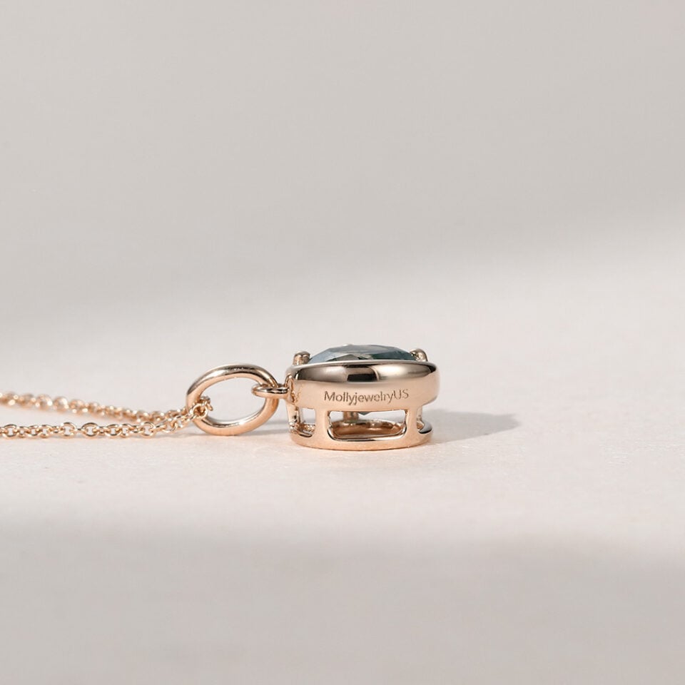 Mollyjewelryus logo engraving necklace