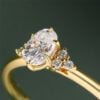 12 Carat Oval Cut Moissanite Bridal Set Dainty Engagement Ring Set (7)