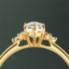 12 Carat Oval Cut Moissanite Bridal Set Dainty Engagement Ring Set (8)