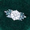 1.5CT Round Cut Moissanite Engagement Ring with Trillion Alexandrite Aceents (4)