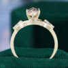 1CT Marquise Cut Morganite Art Deco Engagement Ring (7)
