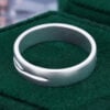 Vine Engraved Solid Band Gender Neutral Wedding Band (7)