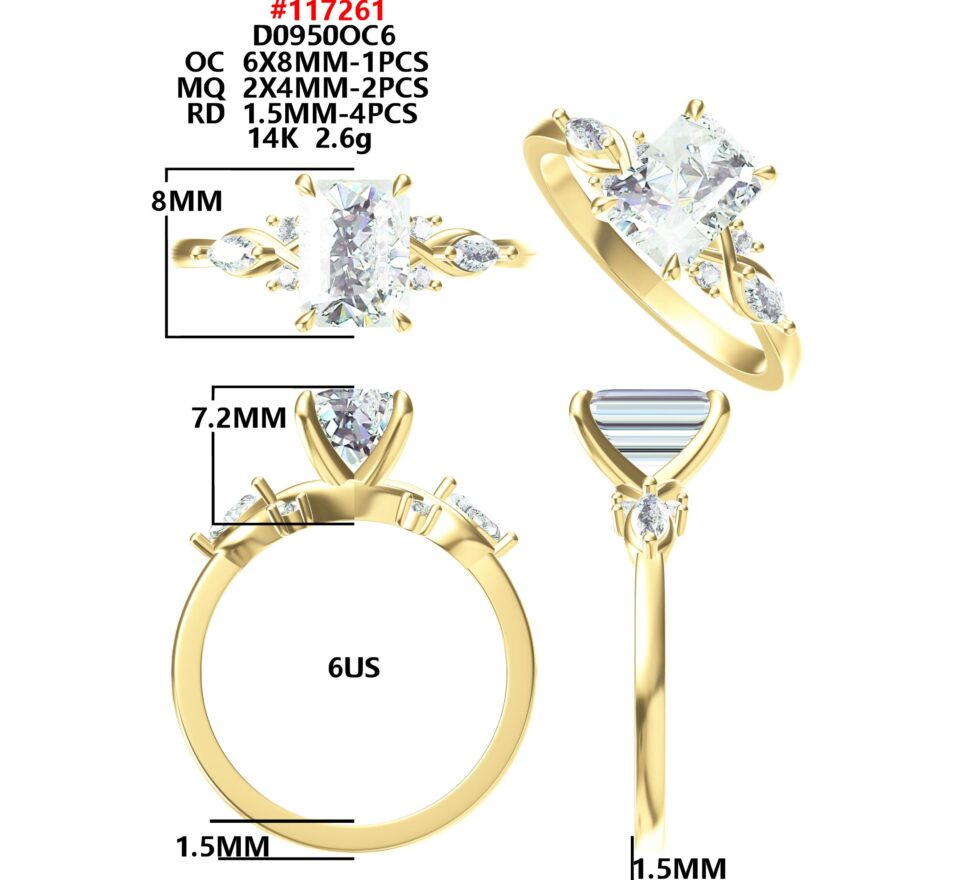 #117261 Petite Claw Prongs