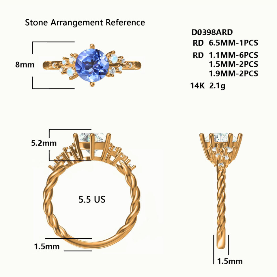 D0398ARD - Twisted Band