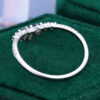 Marquise Salt & Pepper Diamond Curved Wedding Band Pavé Matching Ring (6)