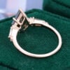 Kite Cut Salt and Pepper Engagement Ring With Moonstone Accents (9)