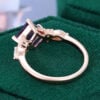 Princess Cut Amethyst Infinity Engagement Ring With Moissanite Accented (2)