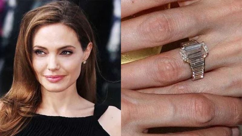 Angelina Jolie engagement ring