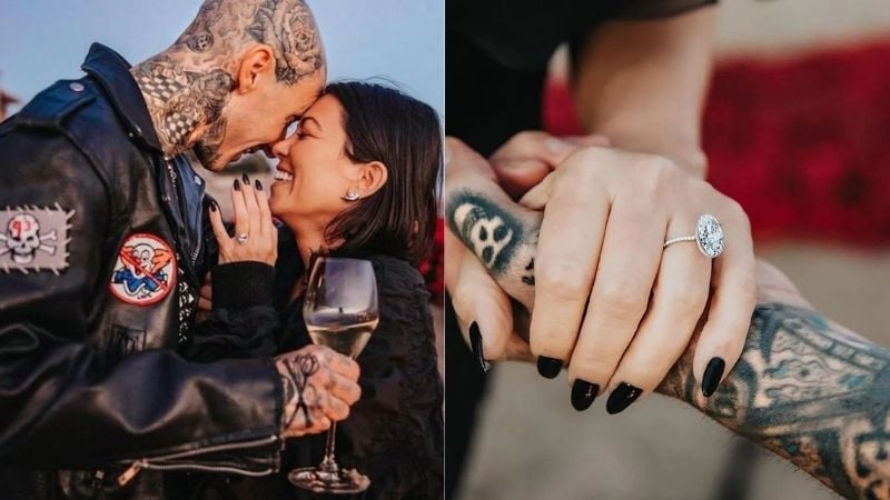 Kourtney Kardashian engagement ring