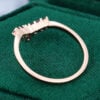 Marquise & Round Cut Ruby Curved Wedding Band Matching Ring (3)