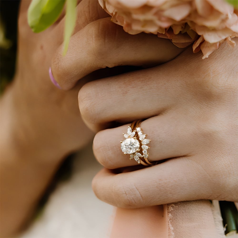 MollyJewelryUS Bridal Ring Set