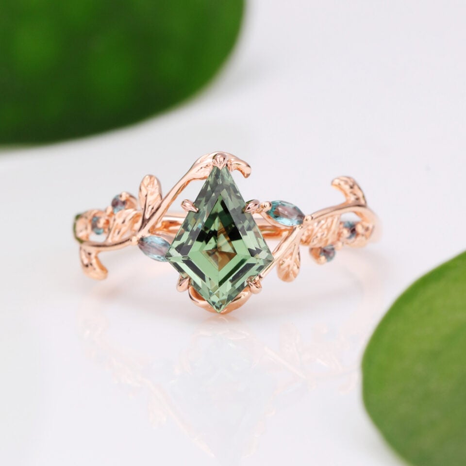 Nature Inspired Engagement Rings-LeafLace