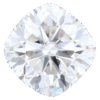cushion moissanite