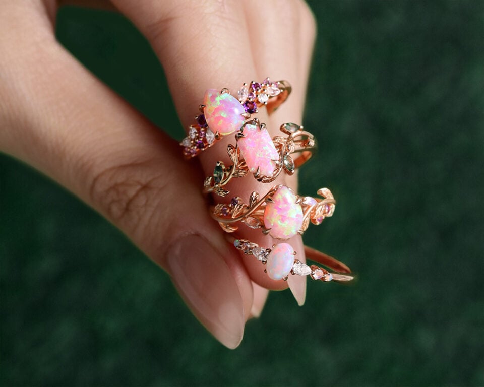 opal promise ring