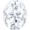 oval moissanite