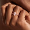 1CT Marquise Cut Moissanite Art Deco Engagement Ring For Women (1)
