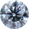 Gray Blue Moissanite
