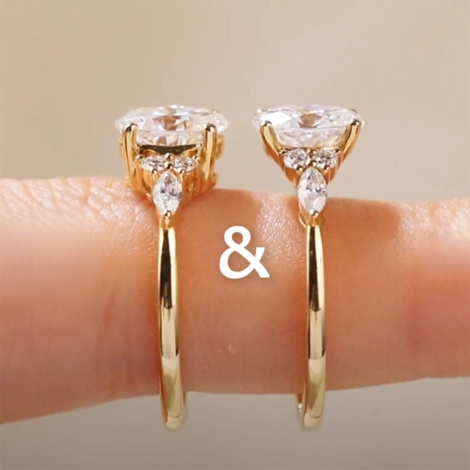 moissanite ring setting types