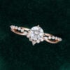 Half Carat Round Cut Lab Diamond Engagement Ring with Split Shank (10)