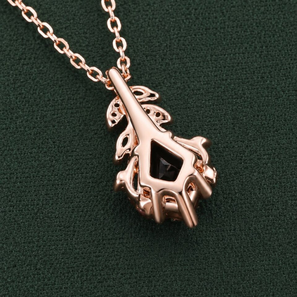 MollyjewelryUS Garden Themed Kite Cut Moss Agate Leaf Pendant Necklace Anniversary Gifts For Women (4)