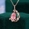 crescent-vine-pear-cut-pink-sapphire-pendant-necklace