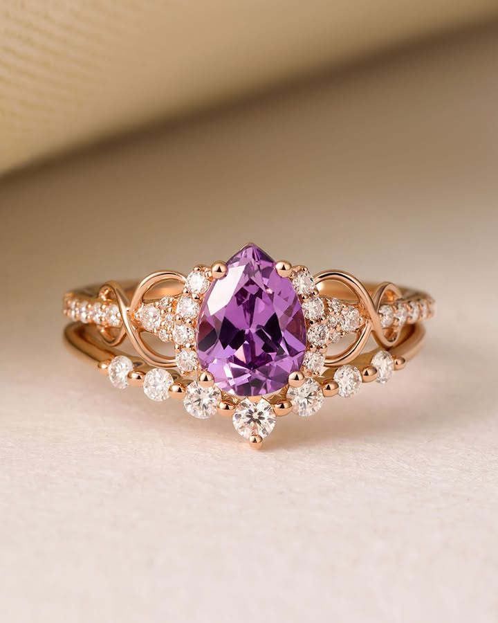 Purple sapphire
