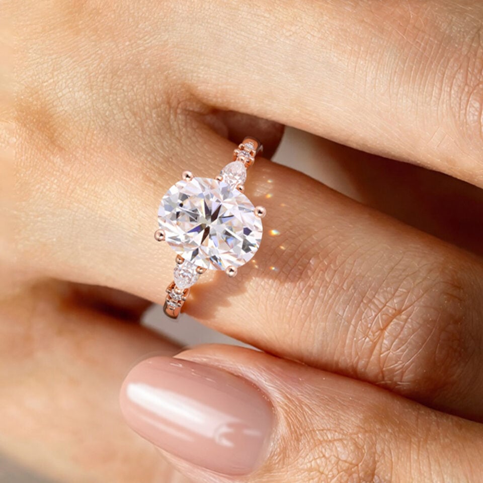 side stone engagement ring