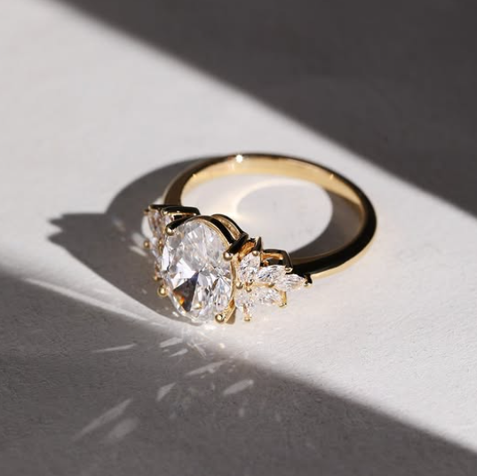 1 carat lab diamond ring
