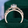 TwigGlow Marquise Cut White Sapphire Nature Inspired Engagement Ring (17)
